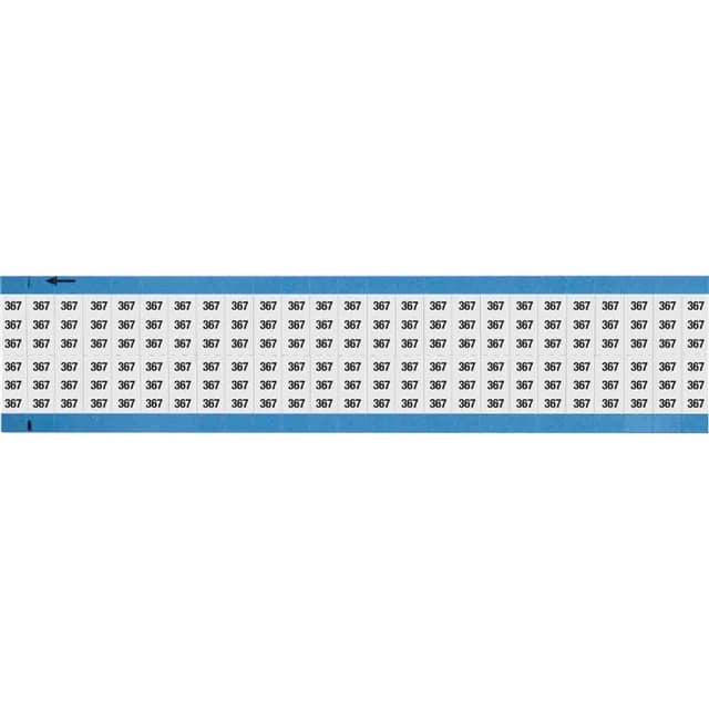 WM-367-SC-PK WIRE MARKER, 0.75 IN H
