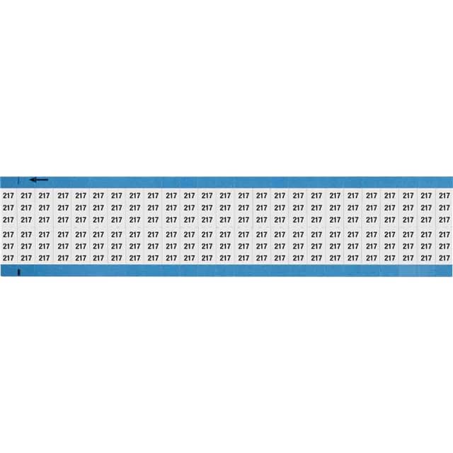 WM-217-SC-PK WIRE MARKER, 0.75 IN H