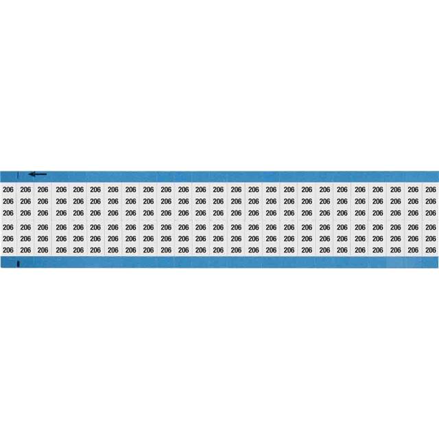 WM-206-SC-PK WIRE MARKER, 0.75 IN H