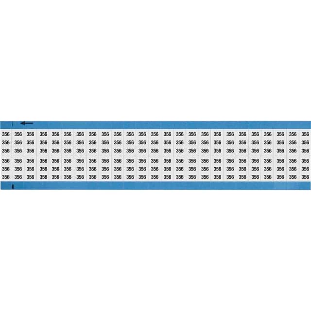WM-356-SC-PK WIRE MARKER, 0.75 IN H