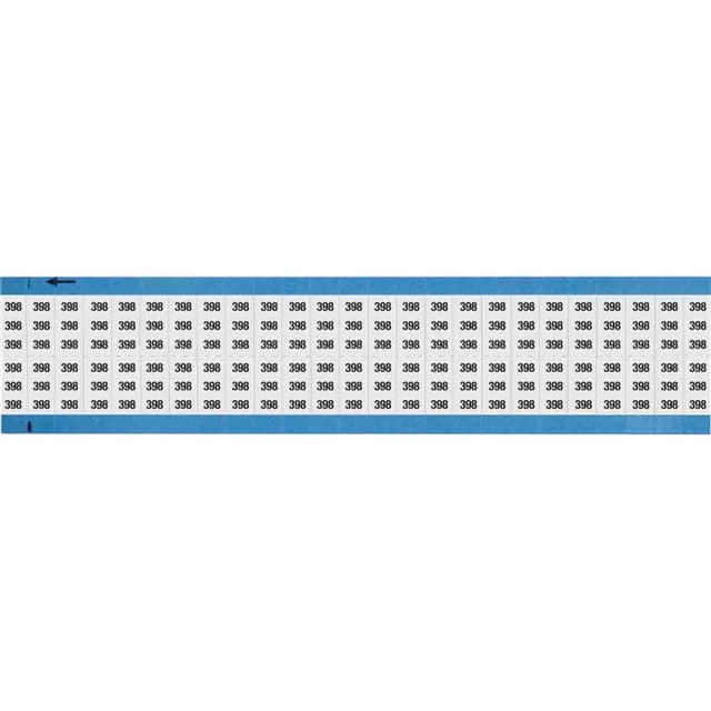 WM-398-SC-PK WIRE MARKER, 0.75 IN H