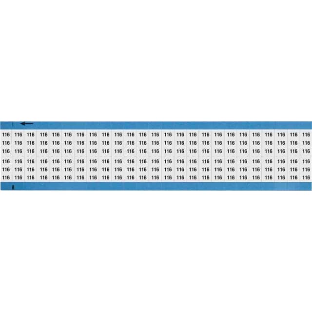 WM-116-SC-PK WIRE MARKER, 0.75 IN H