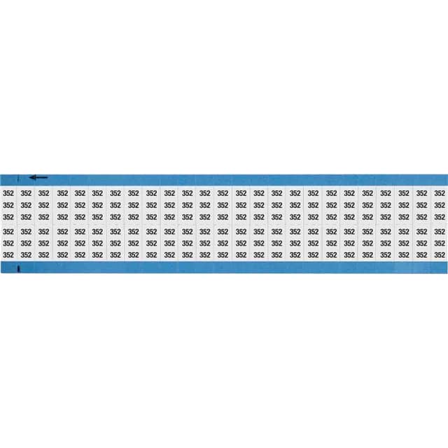 WM-352-SC-PK WIRE MARKER, 0.75 IN H