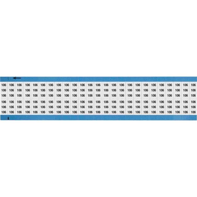 WM-106-SC-PK WIRE MARKER, 0.75 IN H