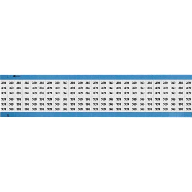 WM-369-SC-PK WIRE MARKER, 0.75 IN H