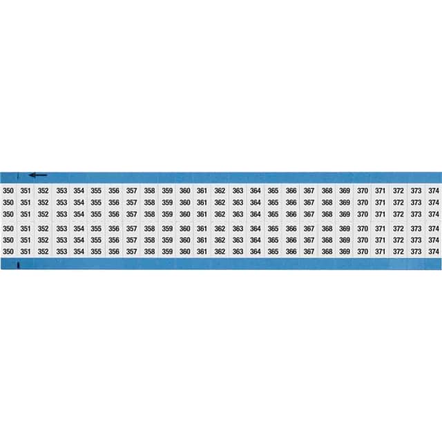 WM-350-374-SC-PK WIRE MARKER, 0.75 IN H