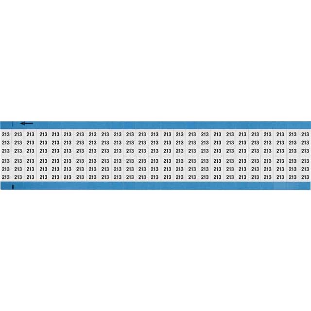 WM-213-SC-PK WIRE MARKER, 0.75 IN H