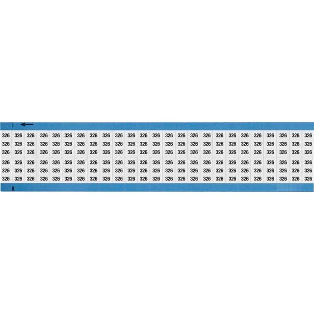 WM-326-SC-PK WIRE MARKER, 0.75 IN H