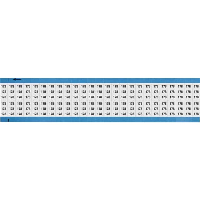 WM-178-SC-PK WIRE MARKER, 0.75 IN H