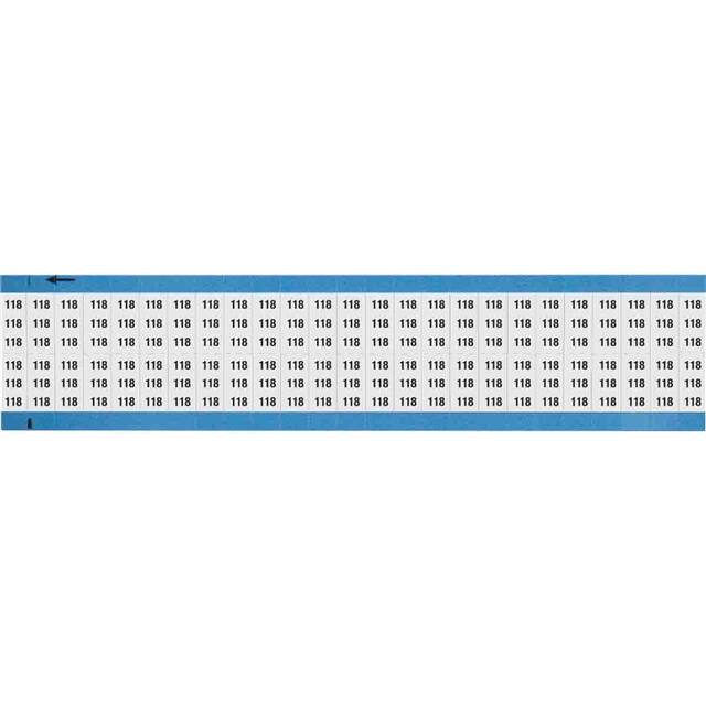 WM-118-SC-PK WIRE MARKER, 0.75 IN H
