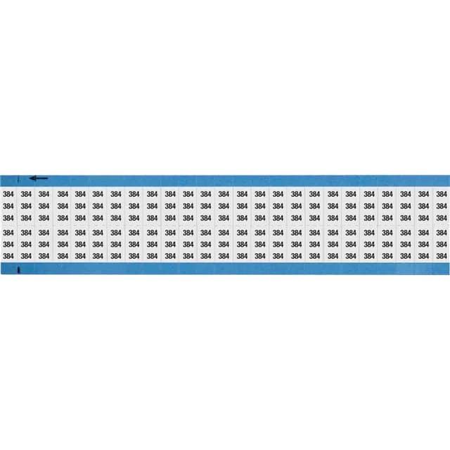 WM-384-SC-PK WIRE MARKER, 0.75 IN H