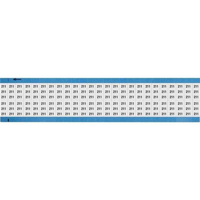 WM-211-SC-PK WIRE MARKER, 0.75 IN H