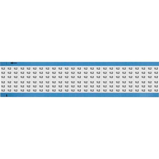 WM-1L2-SC-PK WIRE MARKER, 0.75 IN H