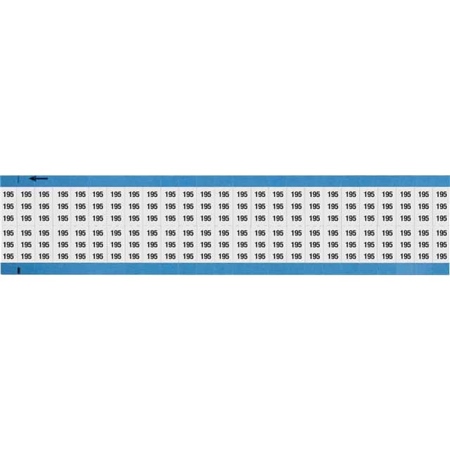 WM-195-SC-PK WIRE MARKER, 0.75 IN H
