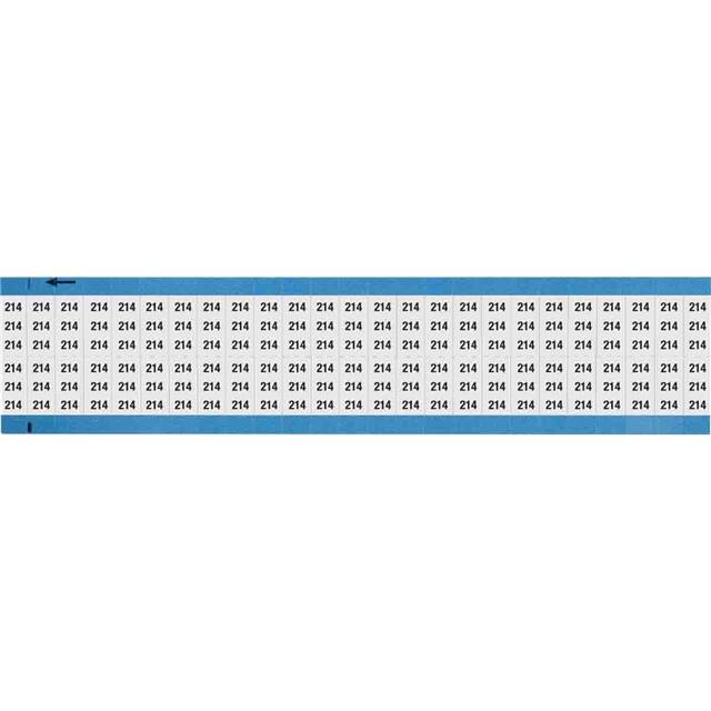 WM-214-SC-PK WIRE MARKER, 0.75 IN H