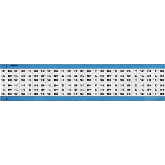 WM-180-SC-PK WIRE MARKER, 0.75 IN H