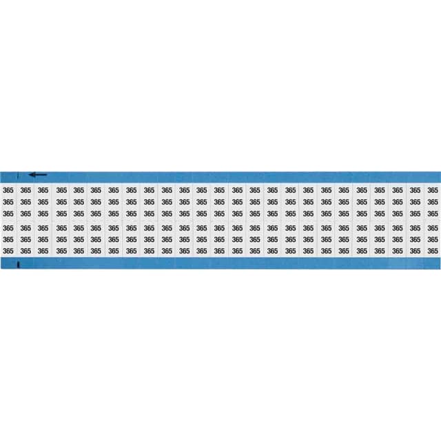WM-365-SC-PK WIRE MARKER, 0.75 IN H