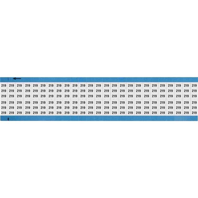WM-219-SC-PK WIRE MARKER, 0.75 IN H