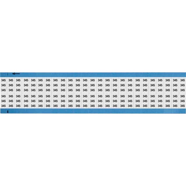WM-345-SC-PK WIRE MARKER, 0.75 IN H