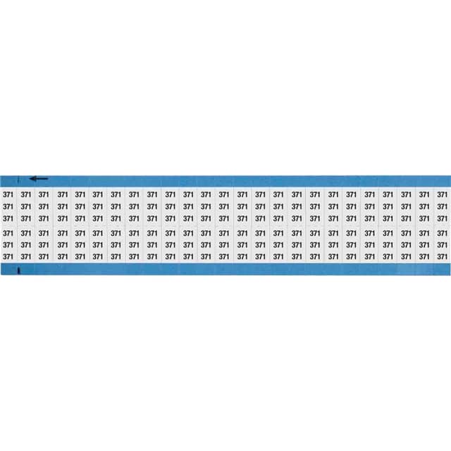 WM-371-SC-PK WIRE MARKER, 0.75 IN H