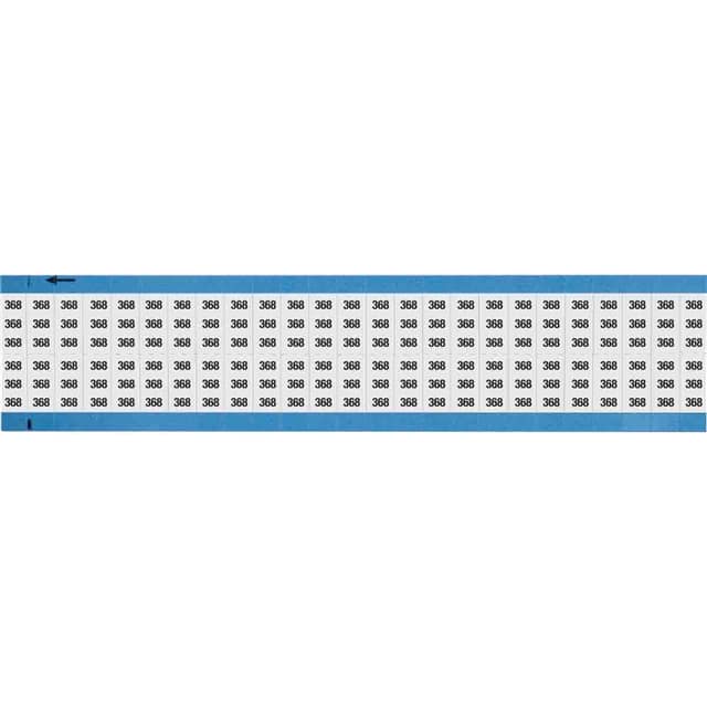 WM-368-SC-PK WIRE MARKER, 0.75 IN H