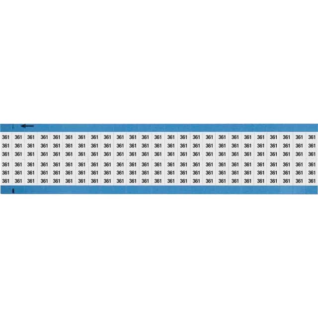 WM-361-SC-PK WIRE MARKER, 0.75 IN H