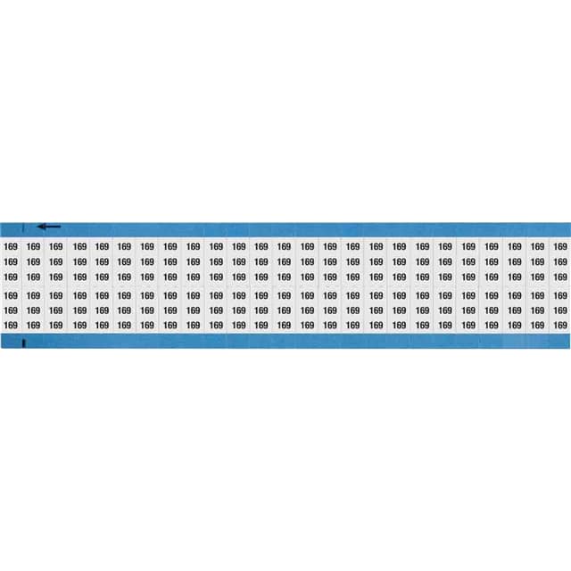 WM-169-SC-PK WIRE MARKER, 0.75 IN H