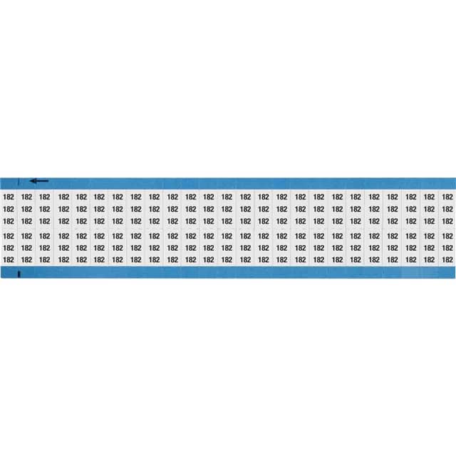 WM-182-SC-PK WIRE MARKER, 0.75 IN H