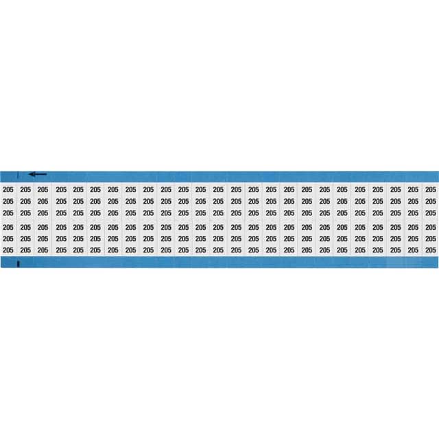 WM-205-SC-PK WIRE MARKER, 0.75 IN H