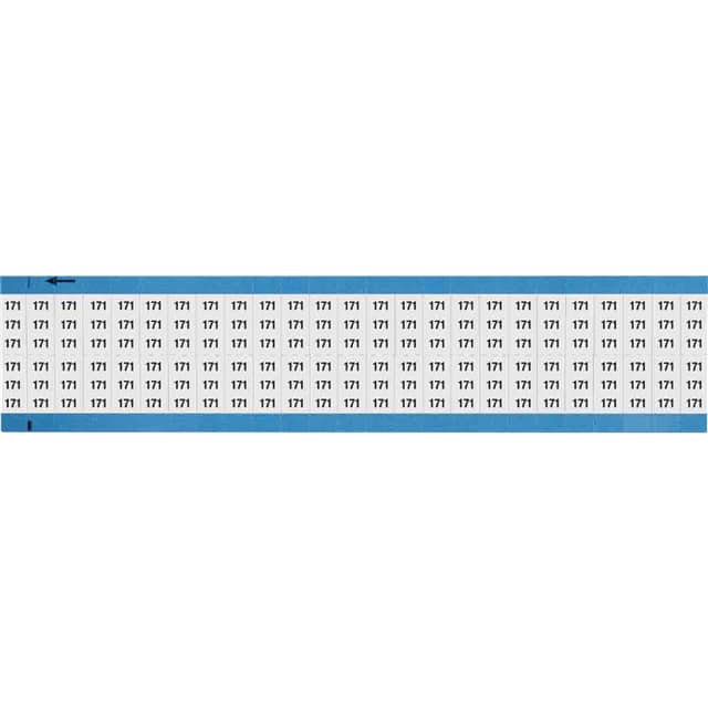 WM-171-SC-PK WIRE MARKER, 0.75 IN H
