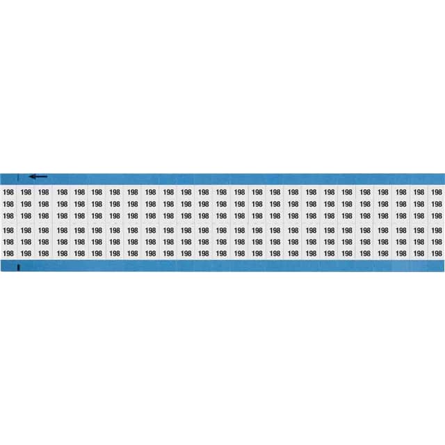 WM-198-SC-PK WIRE MARKER, 0.75 IN H