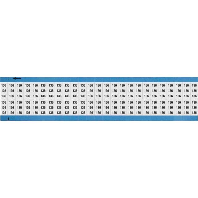 WM-136-SC-PK WIRE MARKER, 0.75 IN H