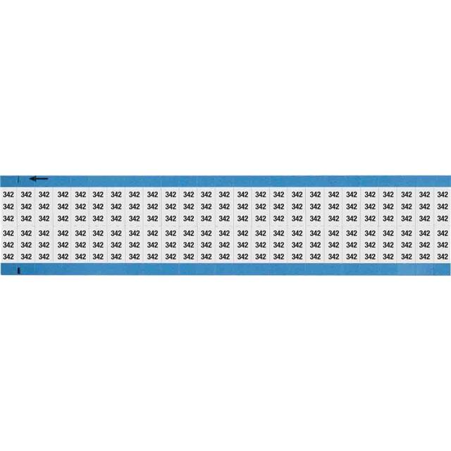 WM-342-SC-PK WIRE MARKER, 0.75 IN H