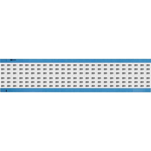 WM-201-SC-PK WIRE MARKER, 0.75 IN H