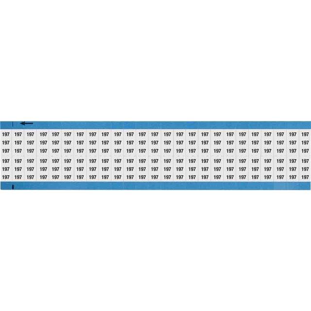 WM-197-SC-PK WIRE MARKER, 0.75 IN H