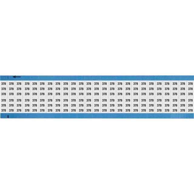 WM-378-SC-PK WIRE MARKER, 0.75 IN H