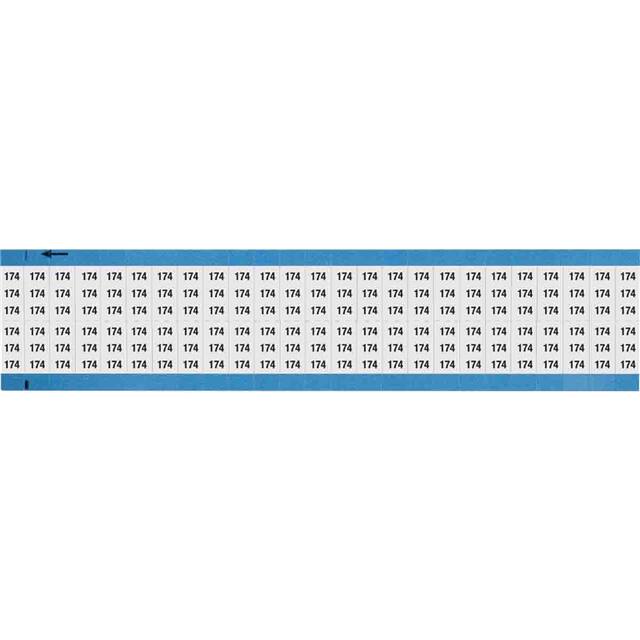 WM-174-SC-PK WIRE MARKER, 0.75 IN H