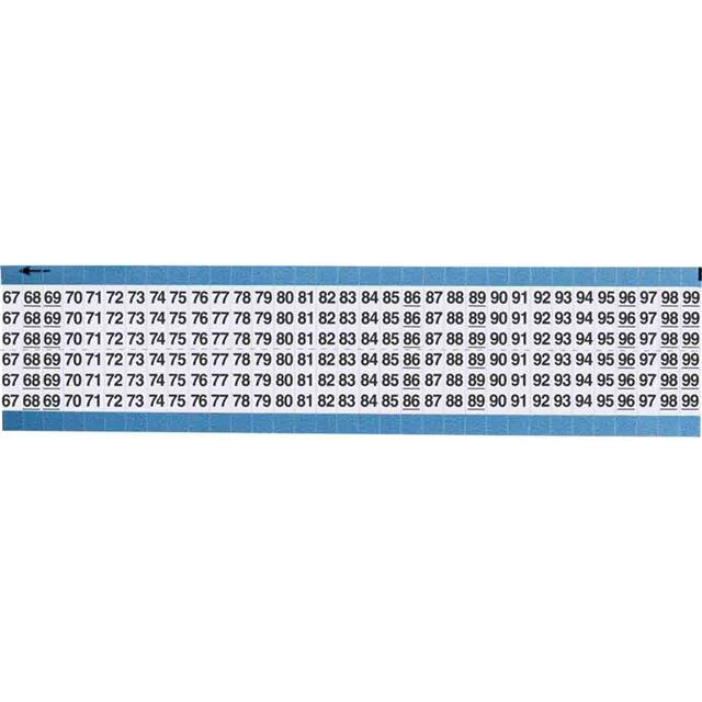 TWM-67-99-SC-PK WIRE MARKER, 0.75 IN H