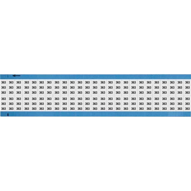 WM-363-SC-PK WIRE MARKER, 0.75 IN H