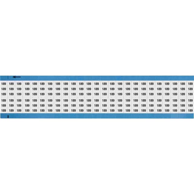 WM-189-SC-PK WIRE MARKER, 0.75 IN H