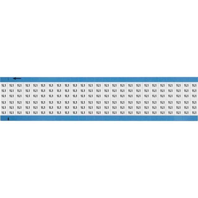 WM-1L1-SC-PK WIRE MARKER, 0.75 IN H