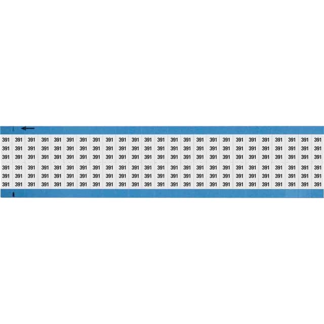 WM-391-SC-PK WIRE MARKER, 0.75 IN H