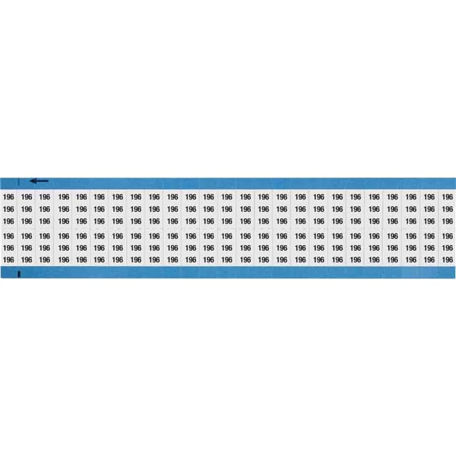 WM-196-SC-PK WIRE MARKER, 0.75 IN H