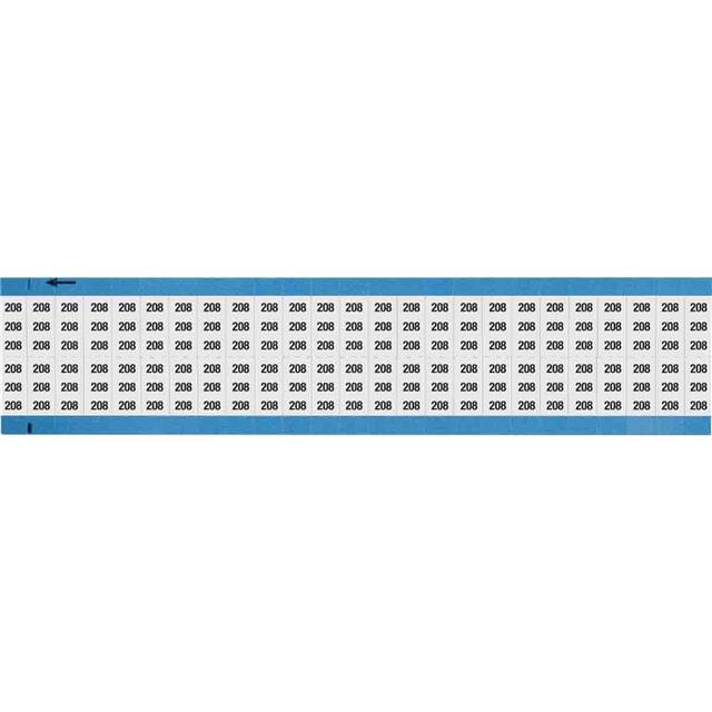 WM-208-SC-PK WIRE MARKER, 0.75 IN H