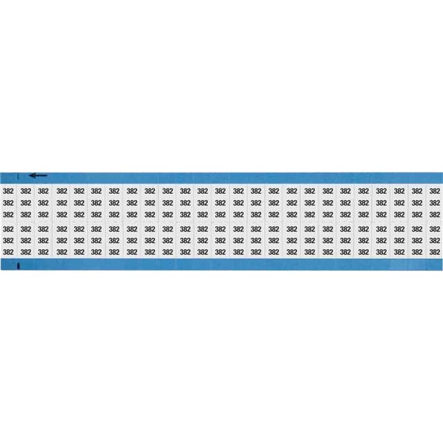 WM-382-SC-PK WIRE MARKER, 0.75 IN H