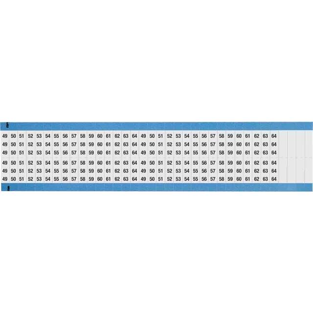 WM-49-64-DC-SC-PK WIRE MARKER, 0.75 IN H