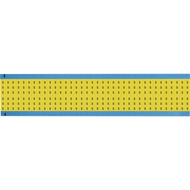 WM-5-YL-SC-PK WIRE MARKER, 0.75 IN H
