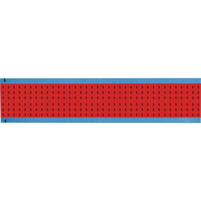 WM-5-RD-SC-PK WIRE MARKER, 0.75 IN H