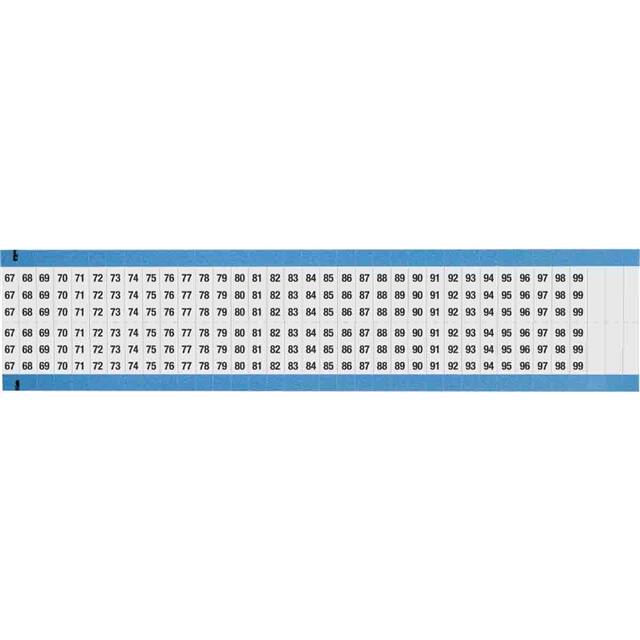 WM-67-99-BL-SC-PK WIRE MARKER, 0.75 IN H