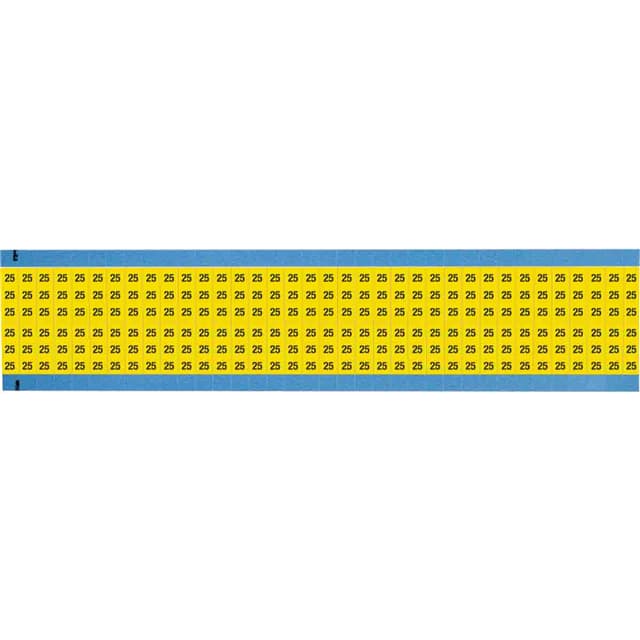 WM-25-YL-SC-PK WIRE MARKER, 0.75 IN H